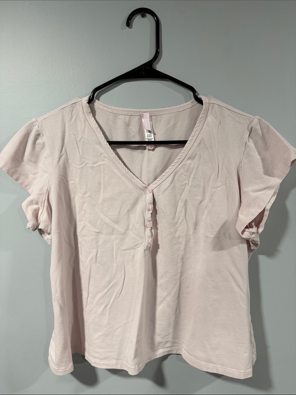 SKIMS light pink baby tee